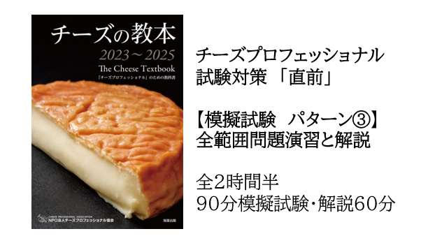 2023年 CPAチーズ・プロフェッショナル一次試験対策 直前【模擬試験③】